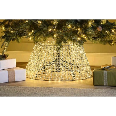 58cm Pre-Lit Spiral Twirl Tree Skirt SO'HOME