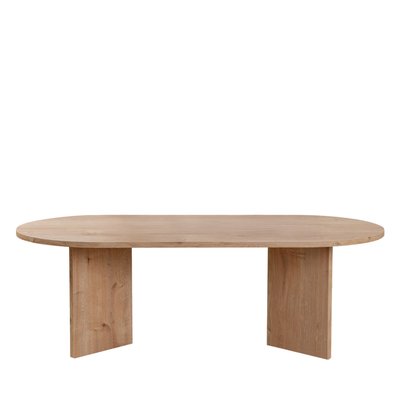 Table basse ovale en bois 119x60cm- SAM DRAWER