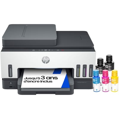 Imprimante jet d'encre Smart Tank Plus 7605/7606 HP