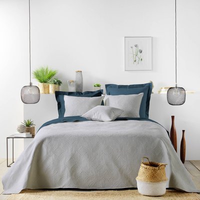 Couvre-Lit Matelassé et 2 Taies d'Oreiller Romane DOUCEUR D'INTÉRIEUR
