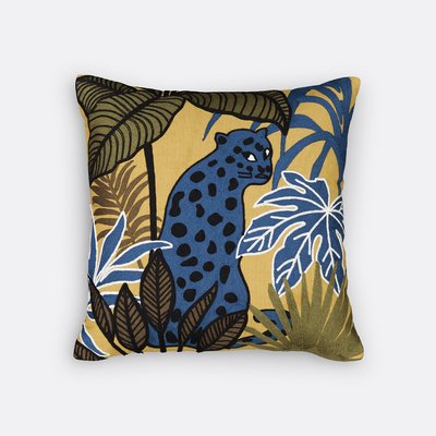 Malacca 45 x 45cm Embroidered 100% Cotton Cushion Cover LA REDOUTE INTERIEURS