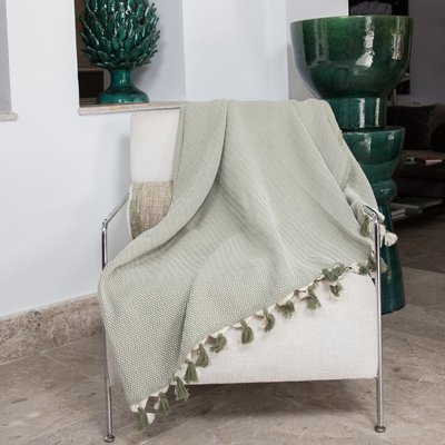 Plaid coton MEGEVE FEBRONIE