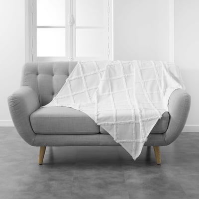 Plaid 125x150cm Calyssa anthracite EDEN