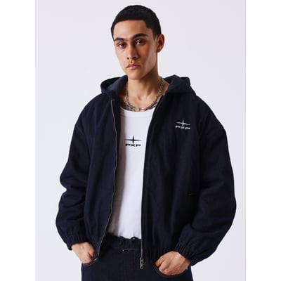 Veste à capuch en denim snow PROJECT X