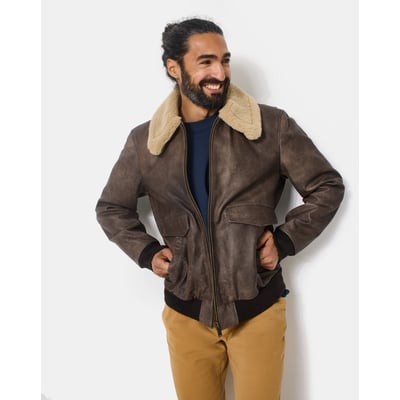 Veste en cuir PILOT CUIR CHEVIGNON