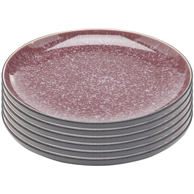 Lot de 6 assiettes à dessert en grès, ALISSA KARE DESIGN