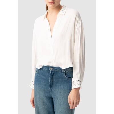 Chemise recyclée décor clous et strass IKKS