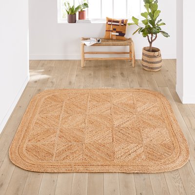Tapis carré jute à bords arrondis, Aftas LA REDOUTE INTERIEURS