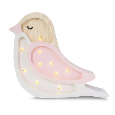Lampe Veilleuse Oiseau Fraise Crème LITTLE LIGHTS