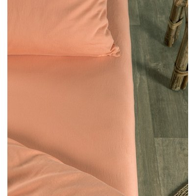 Drap housse 1 personne SATIN DE COTON BIO LAVÉ KADOLIS