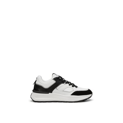Baskets en cuir de vache et mesh MARC O'POLO