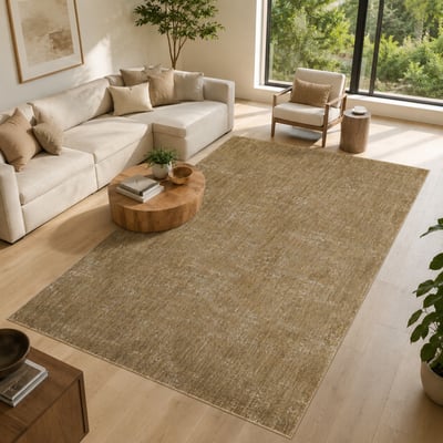 Tapis kilim faux uni, tissage authentique, design épuré, DUCCA UN AMOUR DE TAPIS