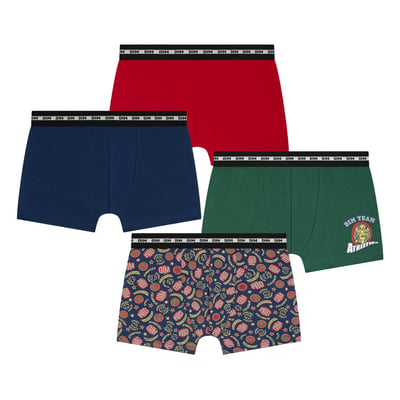 Lot de 4 boxers garçon coton stretch EcoDim DIM