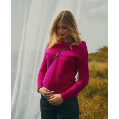 Pull de grossesse et d'allaitement Kim CACHE COEUR