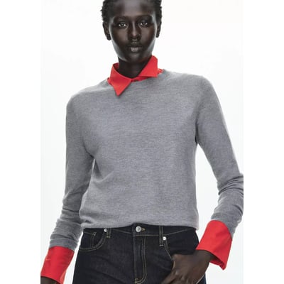Pull en maille à col rond MANGO