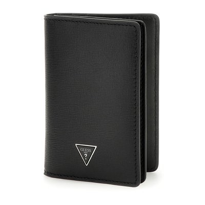 Porte-Cartes De Crédit Milano Cuir Véritable GUESS