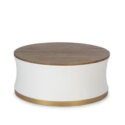 Table basse en bois, ronde, Glendo RECOLLECTION