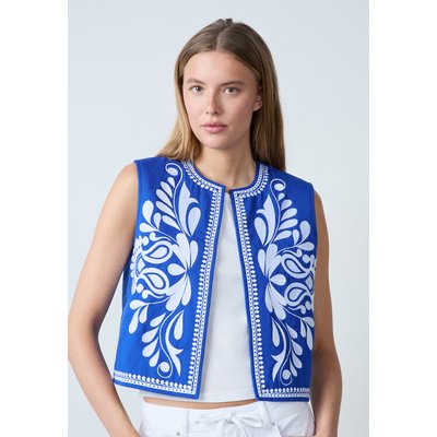Veste sans manches en coton brodée VINICIUS BROD ETAM