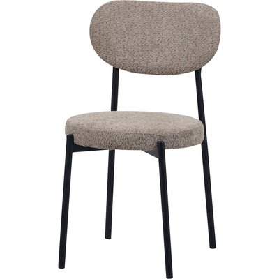 Chaise design tissu doux  structure métal moderne RECOLLECTION