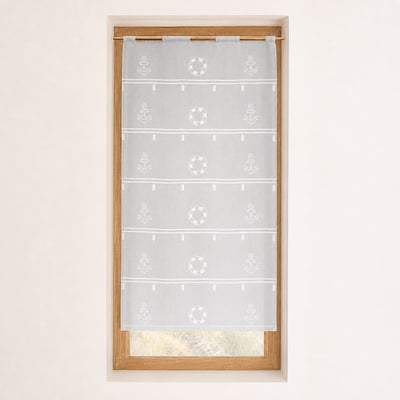 Modulable en étamine brodée "Marine" HOME MAISON