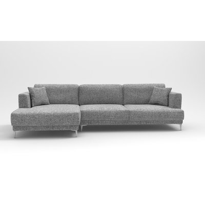 Диван угловой 4-х местный из бруса сосны и рогожки SO'HOME