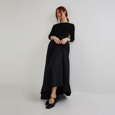 Robe longue bi-matière MONOPRIX
