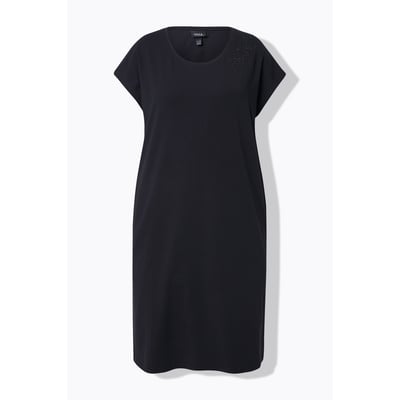 Robe oversize en jersey. Décolleté rond et ULLA POPKEN