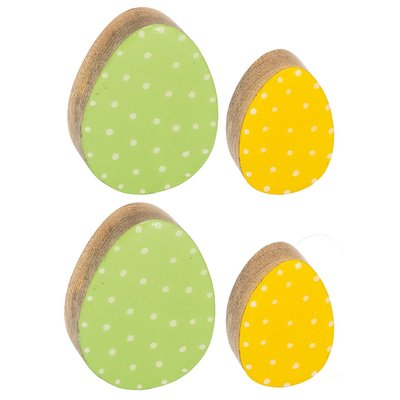 Oeufs décoratifs en manguier Lot de 2 AUBRY GASPARD