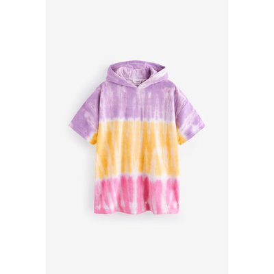 Poncho effet tie-dye en tissu éponge NEXT