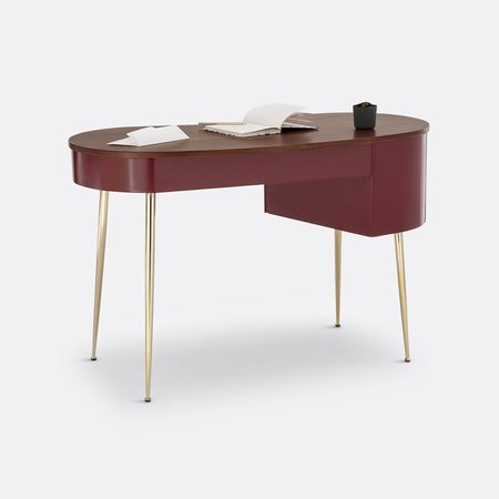 Een retro bureau als stijlvolle en functionele werkplek in huis