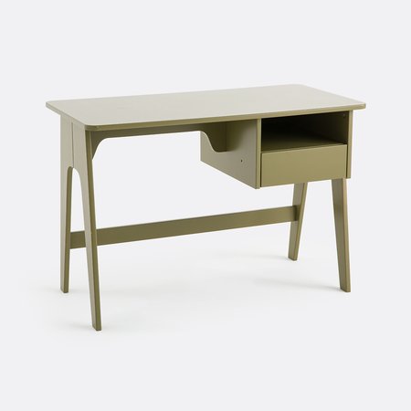 Een retro bureau als stijlvolle en functionele werkplek in huis
