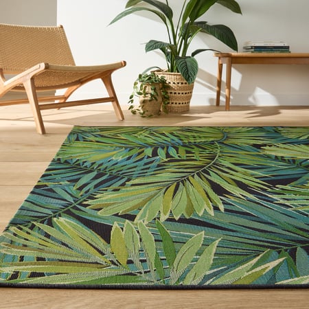 Tapis d&rsquo;ext&eacute;rieur : l&rsquo;astuce d&eacute;co pour prolonger le salon dehors