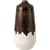 Blanc Et Marron Foncé