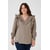 Beige Morel Black Coffee Stripe