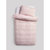 Coton Brossé Ultra Doux À Motif Jacquard Rose