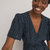 Polka Dot Print/Navy Background
