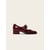 Cuir Plissé Bordeaux