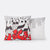 Grau/Rot Bedruckt/Weiss