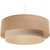 Extérieur En Mélange De Jute Et Lin Beige Foncé, Intérieur Beige Crème