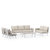 Blanc, Coussin Beige
