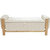 Beige Chiné Et Bois Naturel