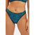 Imprimé Floral Bleu Emeraude