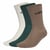 Ecru + vert + taupe