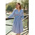 Blue Striped/White