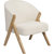 Blanc Bouclette Et Bois Naturel