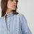 Blau gestreift