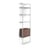 Coloris noyer/chrome