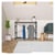 Portant Vêtements KADRA Sous Combles - 100x85x40 Cm, 3 étagères + Tringle, Rangement Enfant Ou Dressing