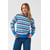 Bleu Blanc Blue/White Multi Stripe