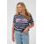 Bleu Midnight/Bright Blue Stripe